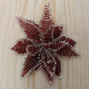 Beaded Flower Brooch
